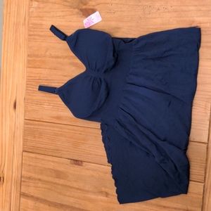 NWT iLoveSIA Navy Maternity/Nursing Nightgown/Slip, Size Small